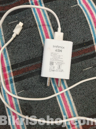 Infinix note 50 original charger 45w